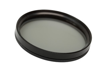 camera lens isolated on white background