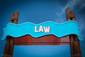 Street Sign to Law