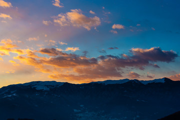 Sunset in Mount Grappa