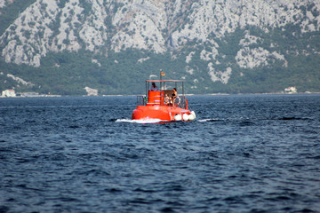 Boka Kotorska bay in Montenegro