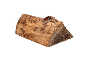 Firewood. Isolated on a white background.