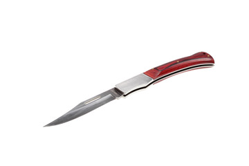 Clasp knife. Isolated on a white background.