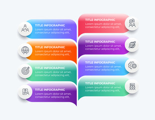 Abstract business infographics template. Vector illustration. Can be used for workflow layout, data, business step options, banner.