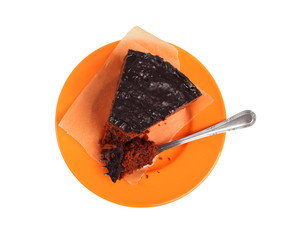 piece of chocolate cake