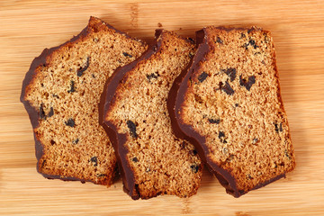 Chocolate Gingerbread Cake with Dried Prunes