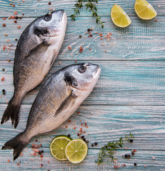 Fresh fish dorado