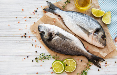 Fresh fish dorado