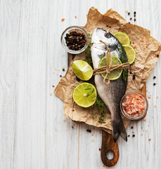 Fresh fish dorado