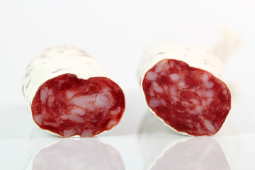 Salami. Smoked Pork Sausage.