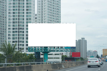 Blank billboard for new advertisement.