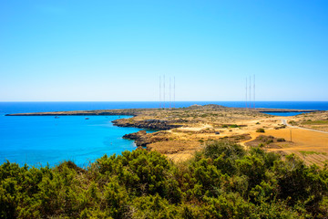  panorama of cavo greco with sea and cliffs