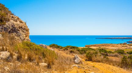  panorama of cavo greco with sea and cliffs