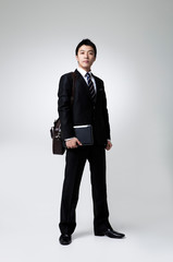 Obraz na płótnie Canvas Businessman image of a Korean man in his 30s.