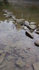 stones in water