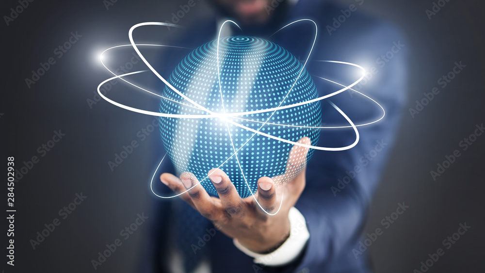 Poster Modern Scientific technologies from all over the world in 3D