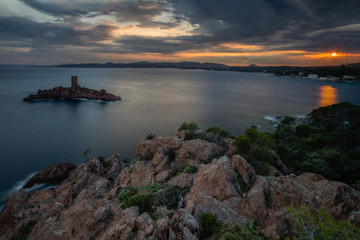 Sunset at Le Dramont - Sonnenuntergang auf Le Dramont