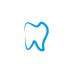 Dental care logo design vector template