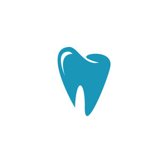 Dental care logo design vector template