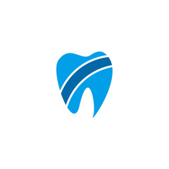 Dental care logo design vector template