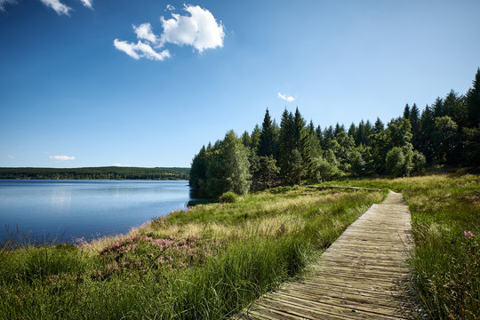 Lac de Charpal en &eacute;t&eacute;