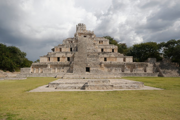 Edzna is a Maya archaeological site in the north of the Mexican state of Campeche, and it is known as House of the Itzaes.