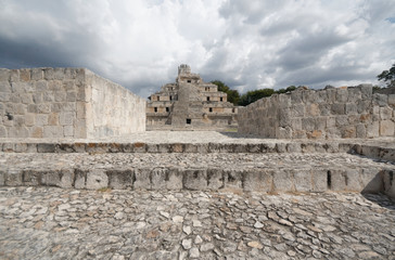 Edzna is a Maya archaeological site in the north of the Mexican state of Campeche, and it is known as House of the Itzaes.