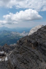 Fototapeta premium Dolomite landscape in Cortina Italy