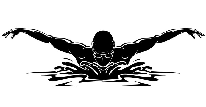 10,075 BEST Swimmer Silhouette IMAGES, STOCK PHOTOS &amp; VECTORS | Adobe Stock
