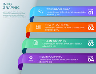 Business infographics design template