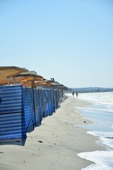 Windschutz am Strand