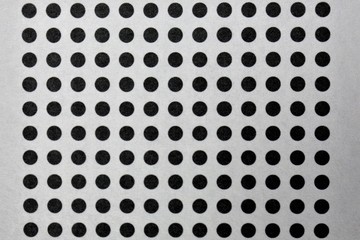 abstract metal background with holes