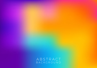 Abstract blurred gradient mesh background. Vector Illustration