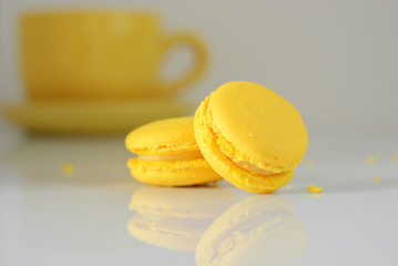Yellow macarons