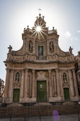 Fototapeta na wymiar Basilica Maria Santissima dell'Elemosina di Catania