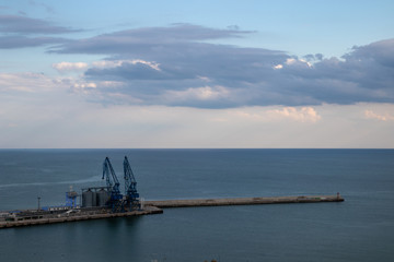 Obraz premium Balchik shore line