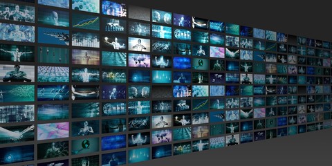 Media Technologies Concept