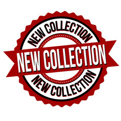 Obraz premium New collection label or sticker