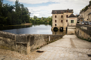 Fototapeta na wymiar Terrasson, Dordogne.
