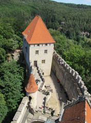 Kokorin castle. Protected landscape area Kokorinsko. Czech Republic