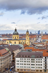 Obraz premium Aerial view of Munich, Germany