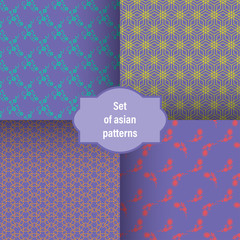 Modern background for decorative design. Trendy art background. Tile seamless asian pattern. Japanese pattern. Seamless vector texture. Line template. Asian geometric. Simple graphic ornament.