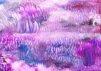 Abstract hand-made pattern, multi-colored background, imitation oil painting