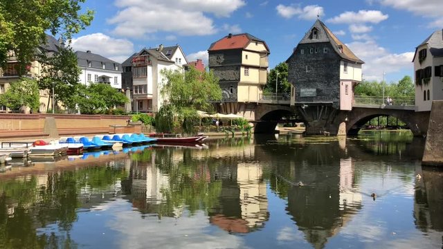 Br&uuml;ckenh&auml;user, Bad Kreuznach, Rheinland-Pfalz, Germany 