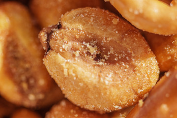 snack or appetizers in macro photography