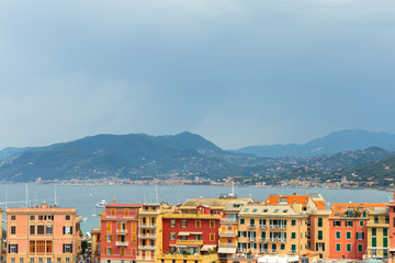 Obraz premium Romantic view at Silence, Baia del Silenzio, Sestri Levante, Liguria, Italy