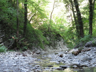 Obraz premium Горный пейзаж Водопады