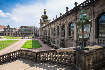 Obraz premium Zwinger Palace, museum complex and most visited monument in Dresden, Germany
