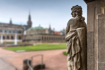 Zwinger Palace,  museum complex and most visited monument in Dresden, Germany