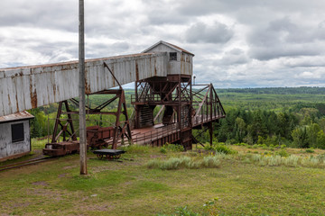 Old Retired Iron Ore Mine