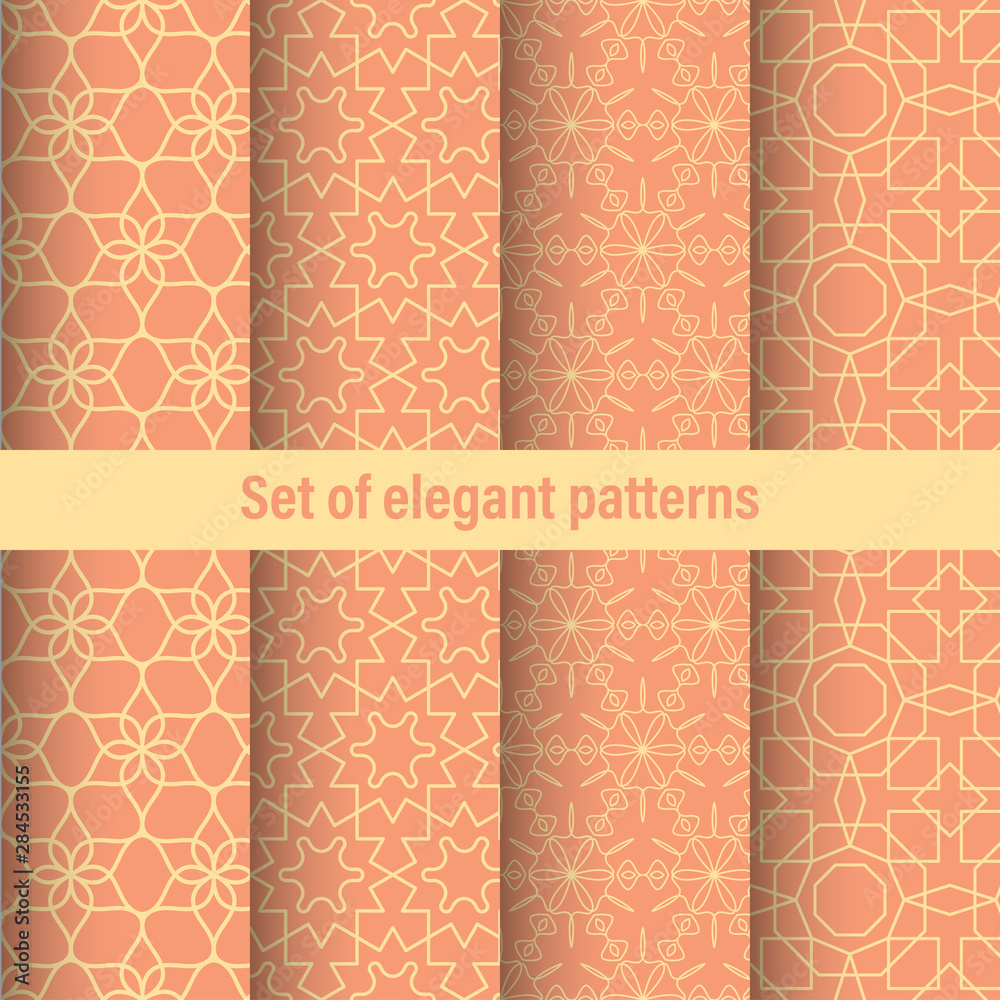 Aufkleber vintage set, great design for any purposes. abstract vector geometric seamless pattern. modern simpl